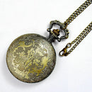 Retro fashion palace style personality knight pocket watch classical large  I4P7