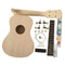 1 Set 23inch Ukulele Assembly Kits Unfinished Solid Wood 4 Strings Guitar