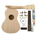 1 Set 23inch Ukulele Assembly Kits Unfinished Solid Wood 4 Strings Guitar