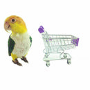 HOT Parrot Bird Toys Supermarket Shopping Cart Intelligence G2A6 Growth Gro X5P6