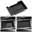 Car Central Interior Armrest Storage Box Fit for Mazda 3 Axela 2020 Black