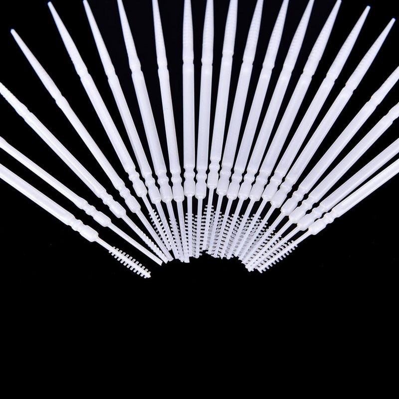 300 Pcs Plastic Dental Picks Oral Hygiene 2 Way Interdental Brush Tooth Pi3C