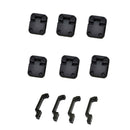 Black Exterior Door Handle and Hinge Modification Kits for 1/10 Traxxas TRX4