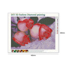 5D DIY Full Drill Diamond Painting Rose Cross Stitch Embroidery Wall Art