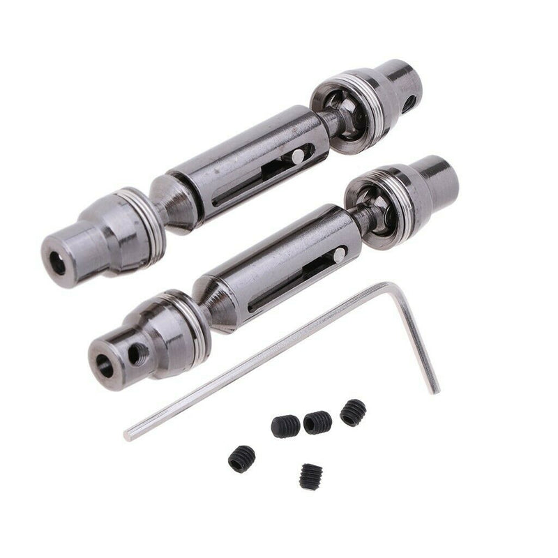 2 Pieces Universal Drive Shaft for WPL B14K B16 B24K C14 MN90 MN91 MN91K DIY