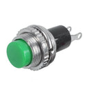 5 x 9.5mm Momentary 1 NO Red Green Cap Push Button Switch AC 250V/1.5A