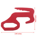 5 Pcs Red 9 Shape Rope Tightener Tie Down Strap Tool Camping Tent Rope Buckle,a