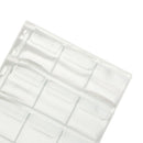 10 Pieces Stamp Pocket Pages Plastic Coin Holders Stamp Currency Protector Coin
