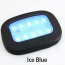 1Pc Auto Car Dome Lamp USB Charging Roof Led Ceiling Reading Light Ice Blue