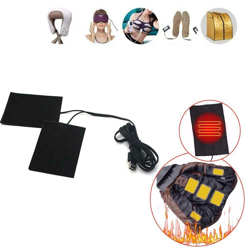 USB Electric Heating Vest Jacket Pads for DIY Heated Thermal Clothing A
