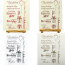 Birthday GiftDIY Transparent Silicone Clear Stamp Cling Seal Embossing Scra K1C4