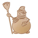 Broom Snowman Cutting Dies Stencils Scrapbook Embossing DIY Craft Album A