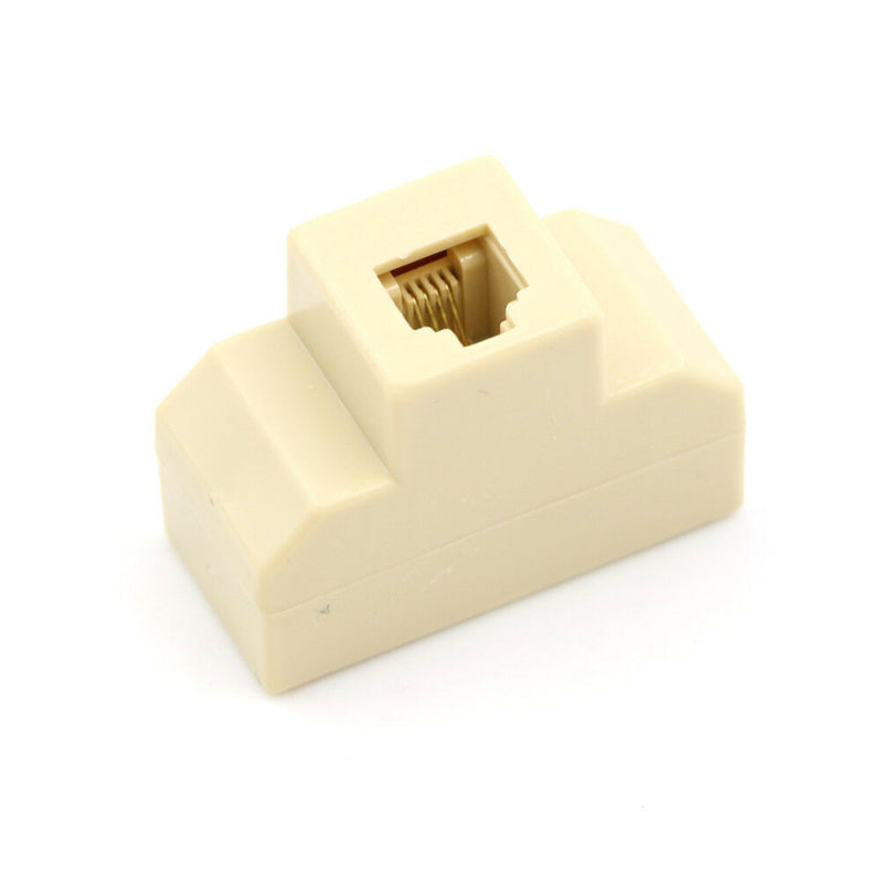 1PC RJ11 Splitter 3 Way Adapter 1 M to 3 F RJ-11 6P4C Phone Jack Splitter NTM&
