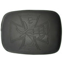 The Cross Style Motorcycle Rear Passenger Cushion Pillion Seat Pad Suction  K4O2
