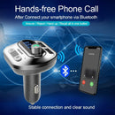 Wireless Bluetooth Handsfree Car Kit Fm Transmitter Mp3 Player Dual Usb Cha