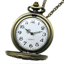Large quartz pocket watch retro design never forget quartz pocket watch