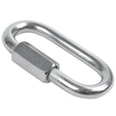 Stainless Steel Screw Gate Rock Lock Climbing Gear Carabiner 6MM Z6A9