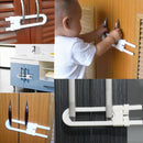 1* Child Baby U Shape Locks Kid Toddler Safety Cabinet Door Drawer Protect Lock
