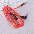 Audio replacement cable inline remote mic microphone headset for headphones lj