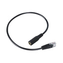 Headset Buddy 3.5mm Smartphone Headset To RJ9 Phone Adapter Cable Useful J ME