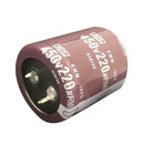 2pcs 30x30mm 220UF Electrolytic Metal Capacitor for Electronic Products Circuit