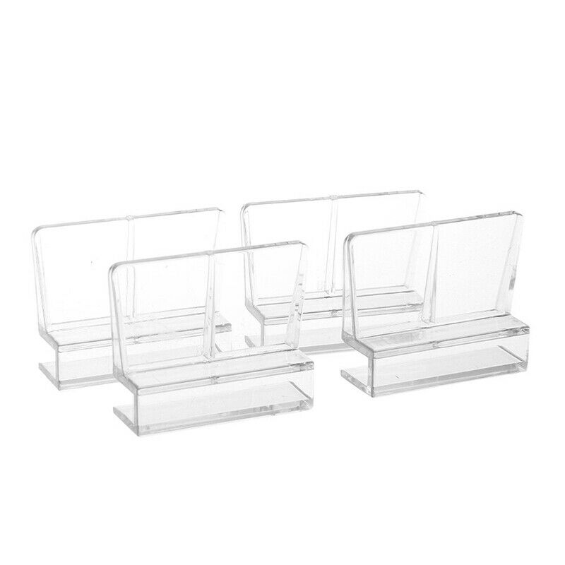 4 x Clear Aquarium Fish Tank Acrylic Fixed Cover Clip Clamp Support Holder  A4F3