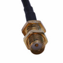 5M Black RP-SMA Male to Female Wifi Antenna Connector Extension Cable