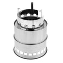 Picnic Camping Stove Stainless Steel Backpacking Stove Wood Stove Furnace