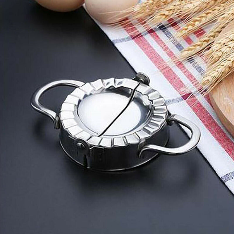 1 x Stainless Dumpling Maker Wrapper Dough Cutter Pie Ravioli Mould Newest Use