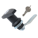 Boat Marine Garage Door Opener T Lock Handle + 2 keys Safe Lock Black