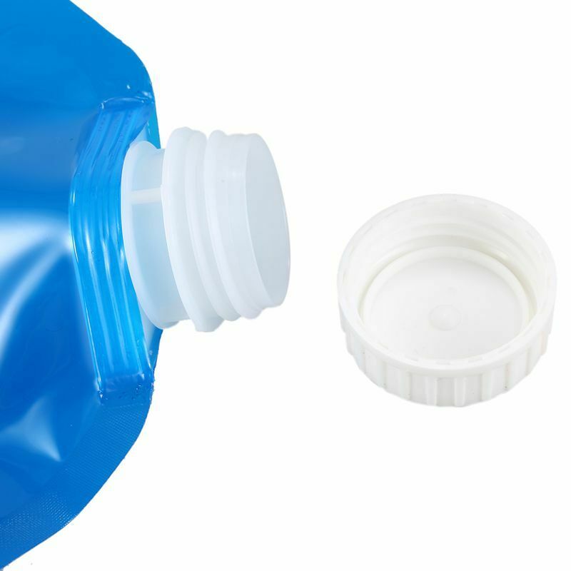 Foldable water can 5 liter blue L9R5