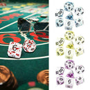 7PCS Bloody Polyhedral Dices Die For Dungeons&Dragons Games DND Board MTG G4Y8