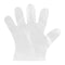 100pcs Transparent Disposable PE Sanitary Gloves for Restaurant Kitchen BBQ
