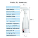DIY Sodium Hypochlorite Generator Spray Bottle USB Rechargable Home Bedroom