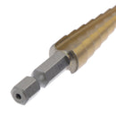 3-12mm Coated Stepped Drill Bits Hex Handle Drill Bit Metal Drilling Power T BX