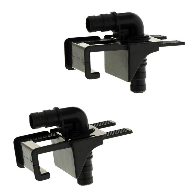 2 Pack Black Aquarium Pipe Clip Clamp, Fish Tank Hose Holder