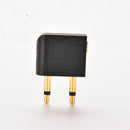 3.5mm  Stereo AUX Jack 2 Male to 1 Female F Splitter Headphone Audio Adap Bj