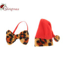 1 Christmas Festive Wrap Hat Cap Wine Bottle Cover Suit Party Table Gift D Hn