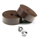 Road Bike Bicycle Cork Handlebar Bar Grip Wrap Tape + 2 Bar Plugs-Coffee I4G6