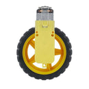 1:48 Pneumatic Tire Wheel with DC 3-6V Gear Motor for Arduino Smart Car Rob