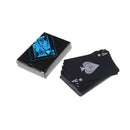 Black Plastic PVC Poker Waterproof Magic Playing Cards Table Gameã€NME