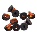 10pcs Chinese Erhu Pinus Tabulaeformis Old Redwood Bridge Replacement Parts