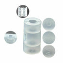 10 PCS Transparent AA to C, Battery Case Adapter Converter Adaptor