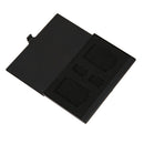Aluminum 2 SD+ 2TF Micro SD Cards Pin StorageBox Case Holder Protector