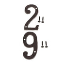 9 &2 Heavy Duty Wrought Iron House Address Number Digits for Door Sign