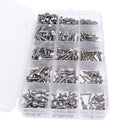535 Pieces Socket Cap Screw Hex Head Bolts Nuts Assortment Kit Set-M2 M3 M4