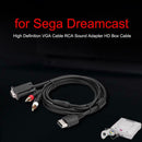 High Definition VGA Cable RCA Sound Adapter HD Box Cable for Sega Dreamcast