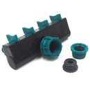 4 Way Garden Water Tap Splitter Adaptor Quick Thread Hose Pipe Connector A YDM