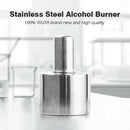 200Ml Alcohol Burner Biology Chemistry Dental Lab Lamp With Wick Leather Cr H2W1