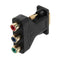 3 RCA RGB Female To HD 15-Pin VGA Style Component Video Jack Adapter (PVC)